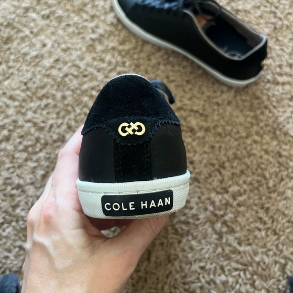 EUC COLE HAAN MARGO LEATHER LACE UP SNEAKERS - Picture 7 of 10